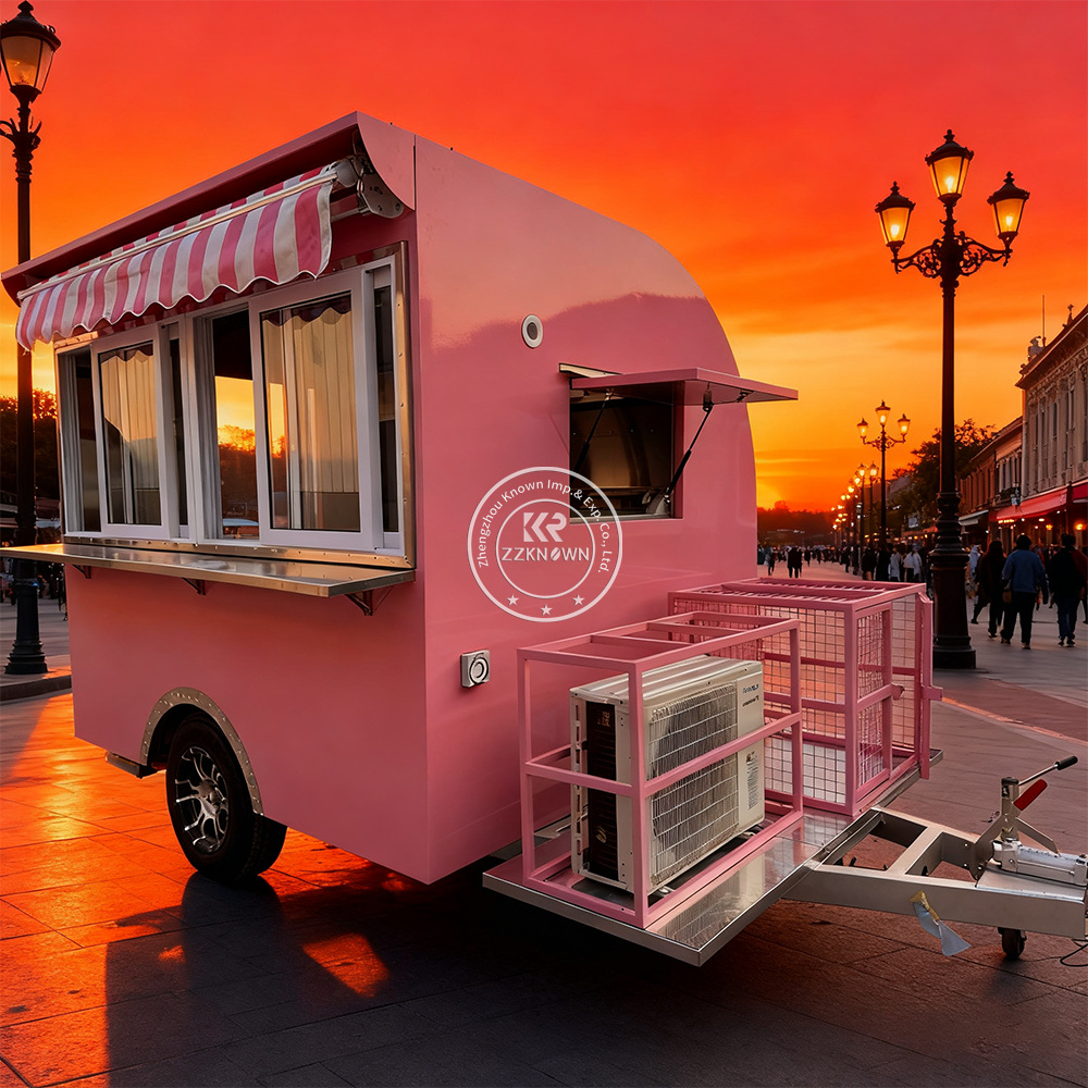 Coffee Equipment Manufacturers - Outdoor Food Kiosk Foodtrailer Coffee Cart