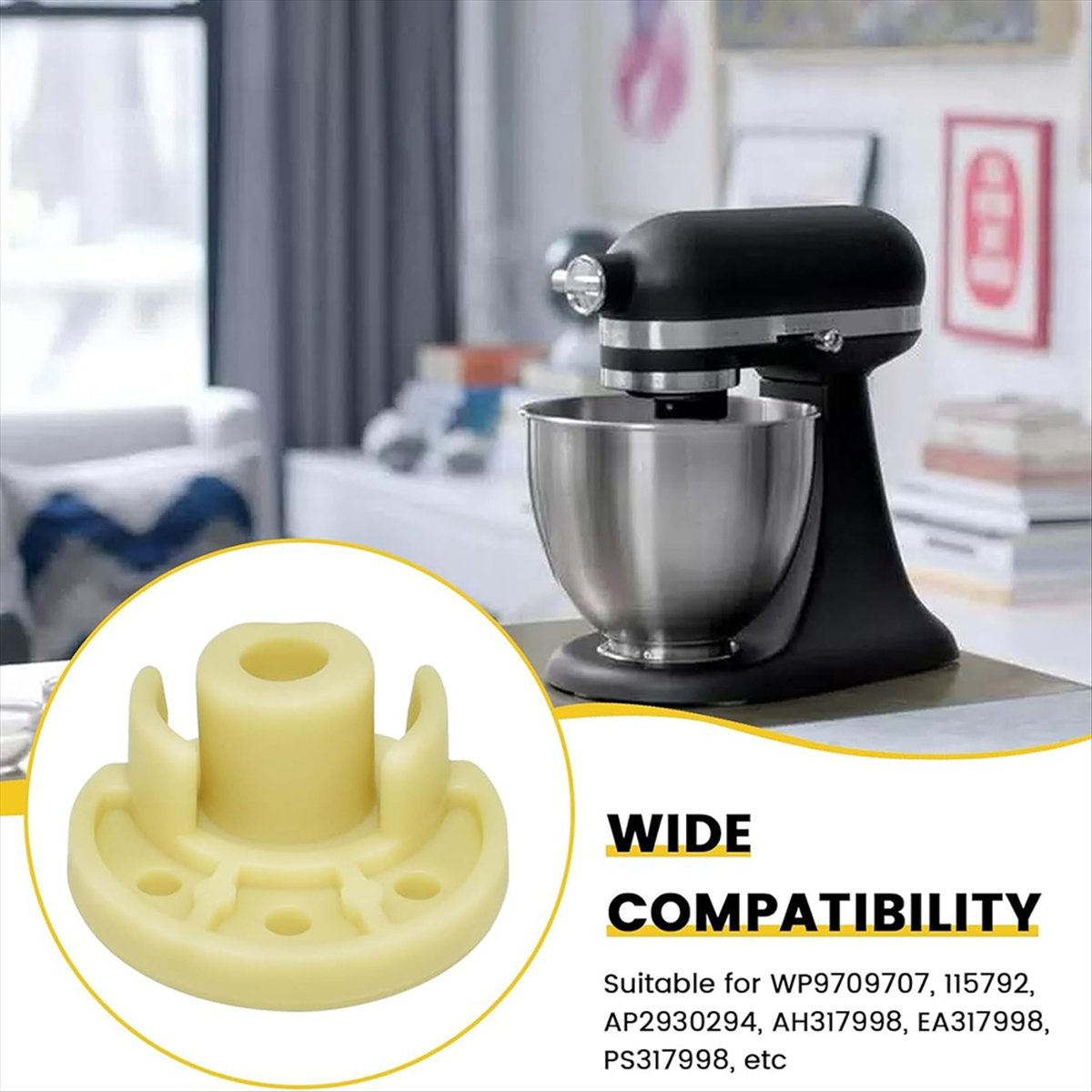 Kitchenaid Mixer Hand Mixer - A75K 9709707 Mixer Bottom Rubber Feet,10Pcs