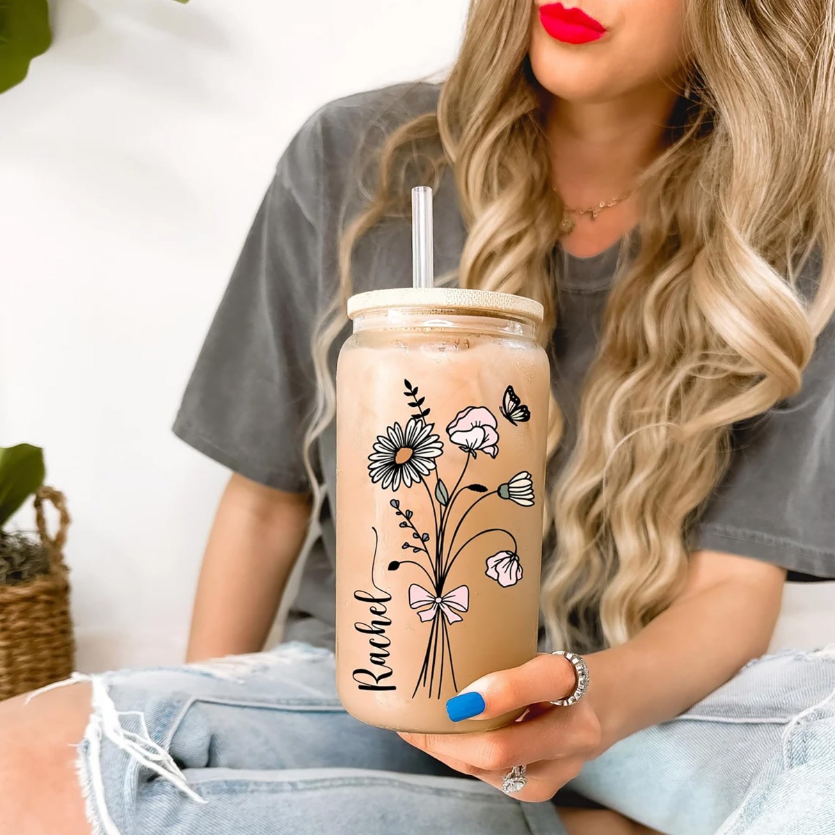 Coffee Equipment Camping - Customized Cute Cup Bottle With Lids