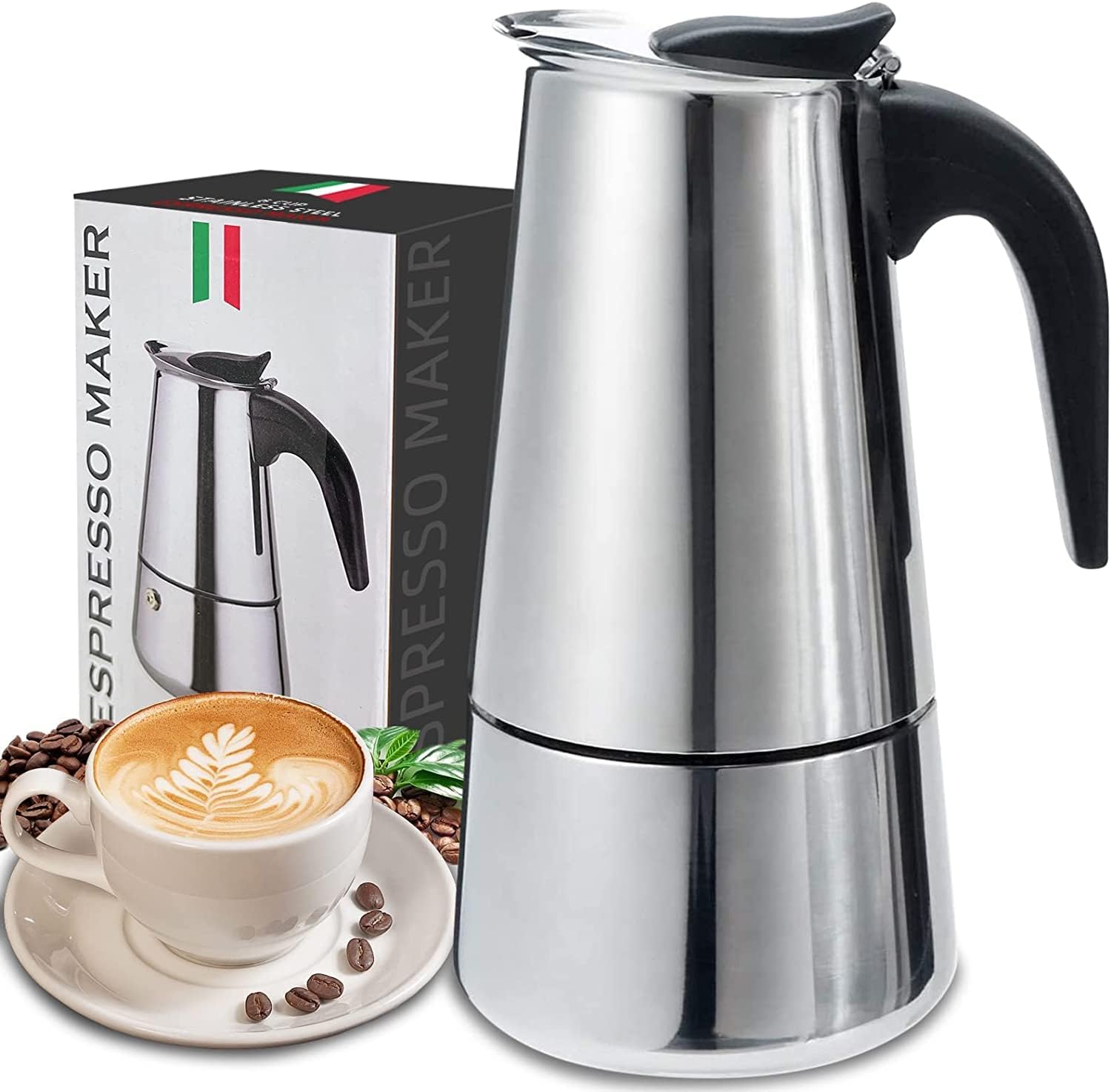 Hero Coffee Equipment - 4/6/9 ly Moka nồi Caffe máy