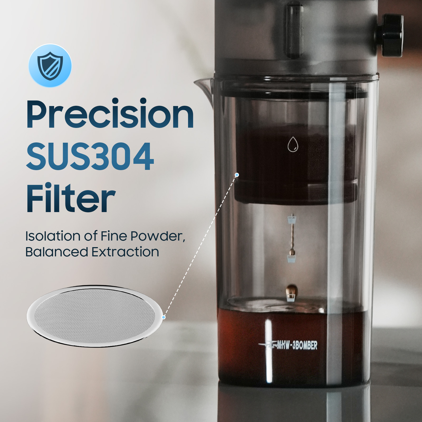 MHW-3BOMBER Iced Coffee Maker  - đánh giá và giá Coffee Equipment Camping