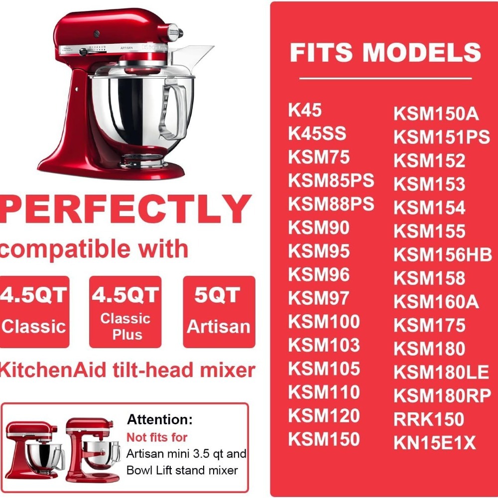 4.5-5 QT Mixer Bowl Stainless  - đánh giá và giá Kitchenaid Mixer Artisan 5Qt