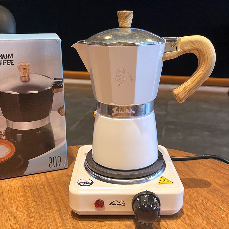 Moka Pot 3/6 Cup - Italian Sto - đánh giá và giá Hero Coffee Equipment