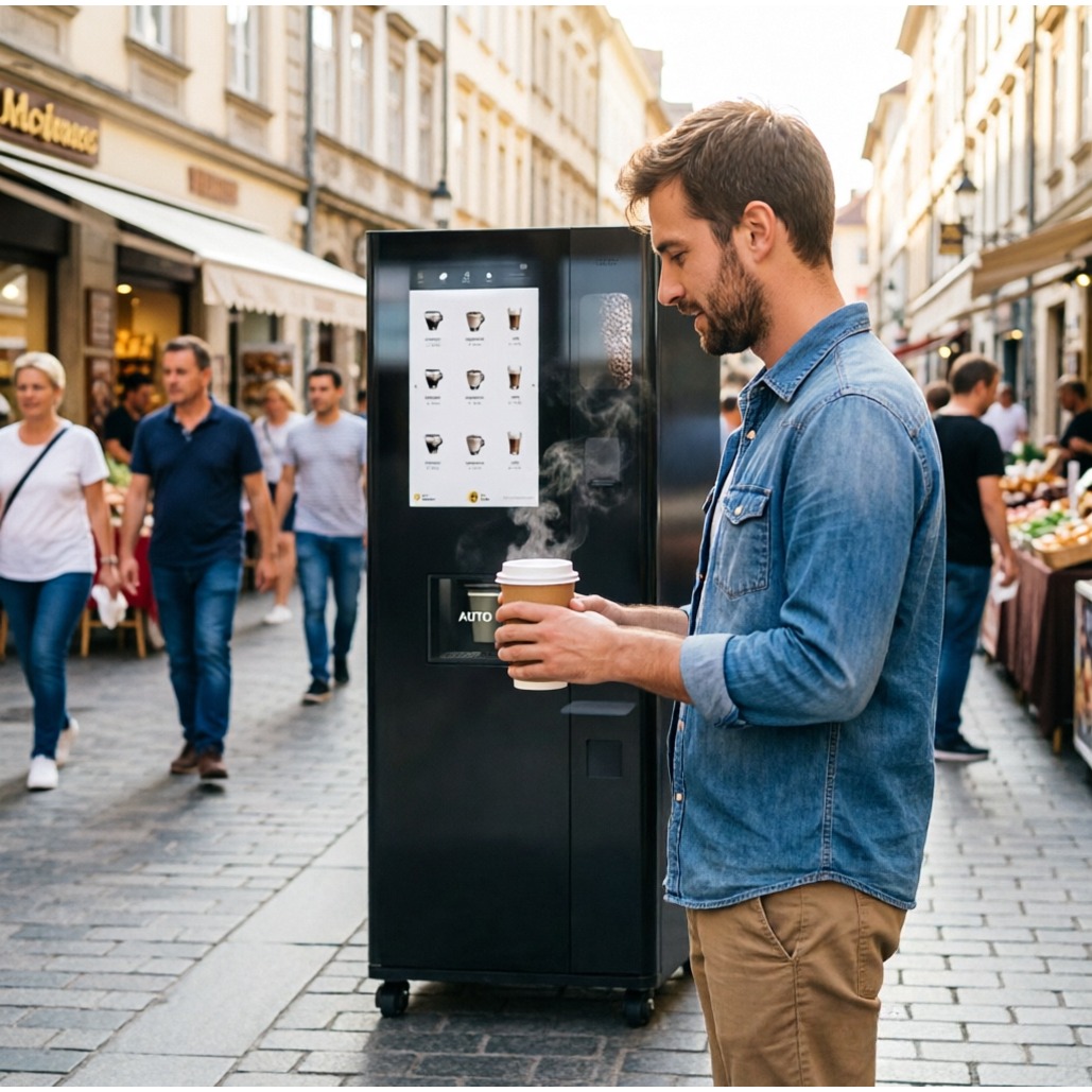 Self Service Coffee Vending Ma - đánh giá và giá Coffee Equipment Dropshipping