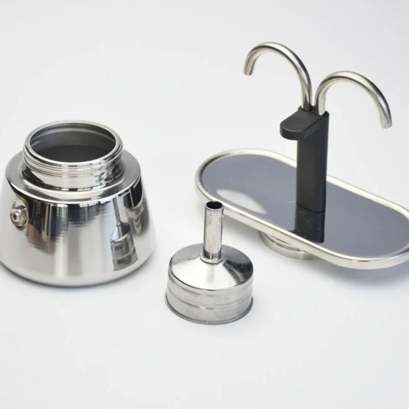 200ML Mini Moka Pot Double Tub - đánh giá và giá Hero Coffee Equipment