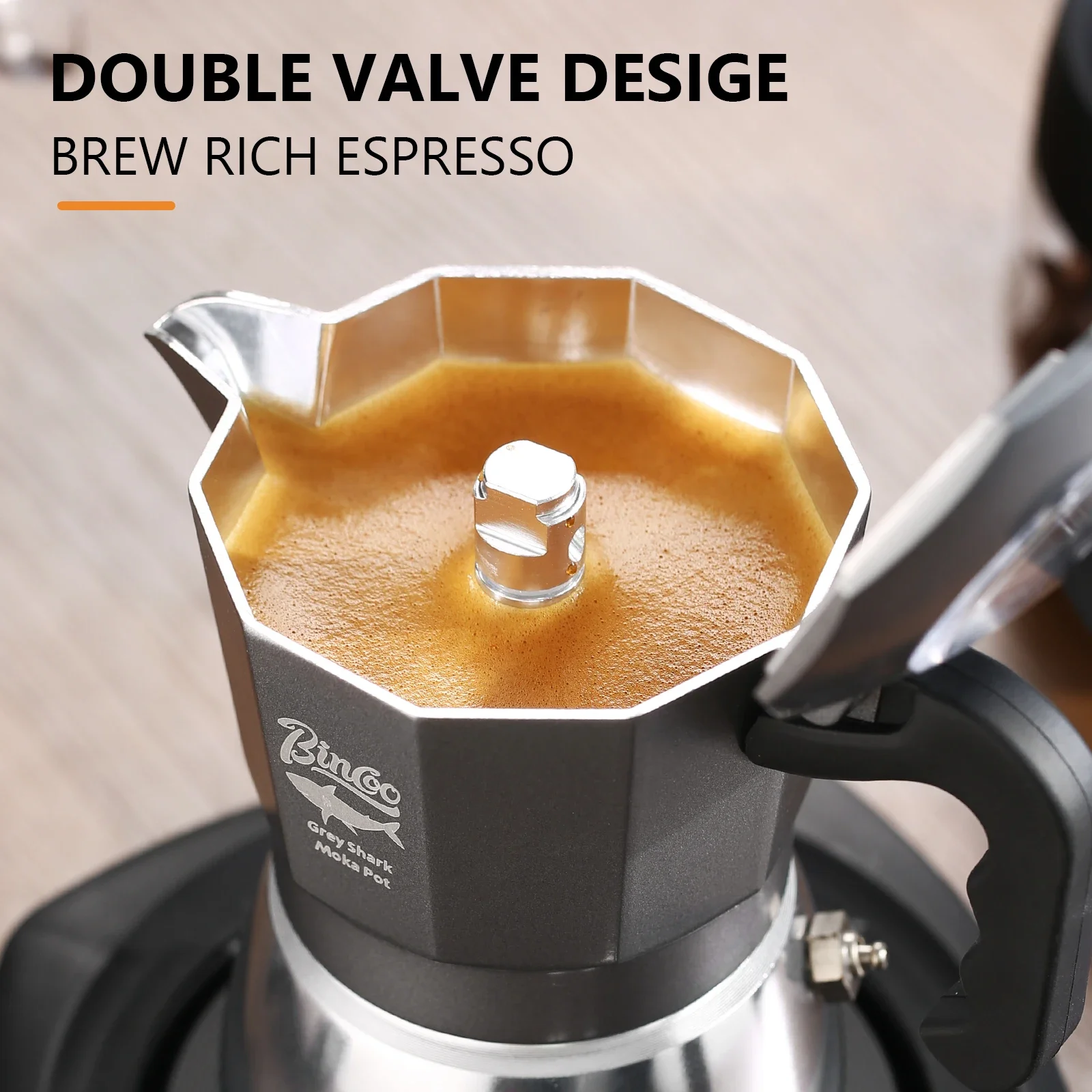 Bincoo 2 Cups Double Valve Mok - đánh giá và giá Coffee Equipment Camping