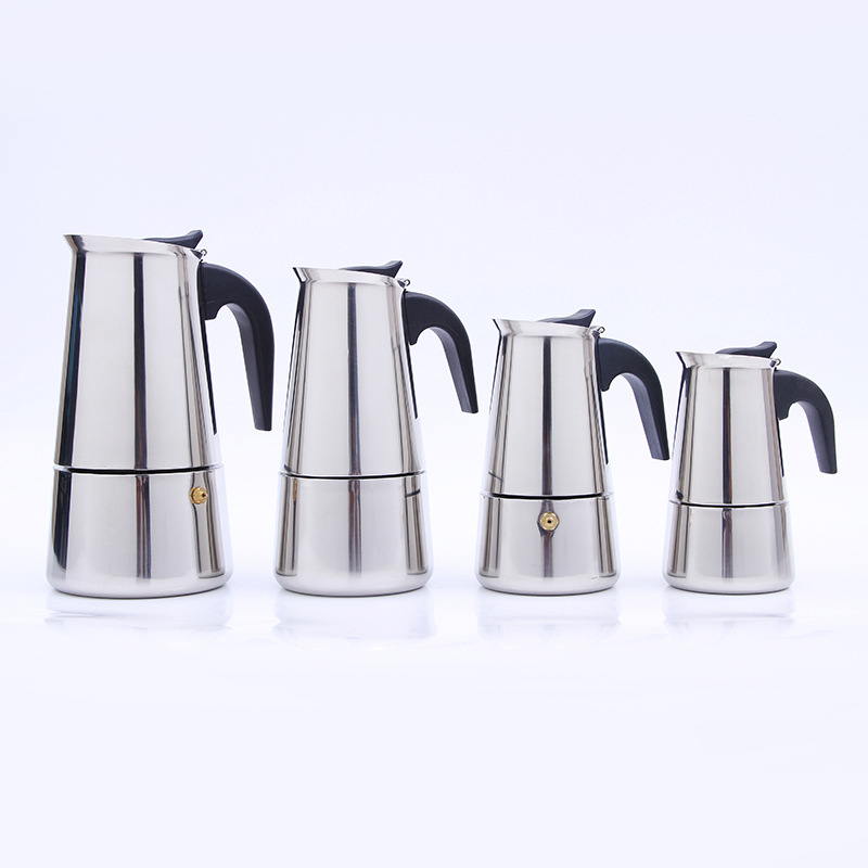 Premium Stainless Steel Moka C - đánh giá và giá Hero Coffee Equipment