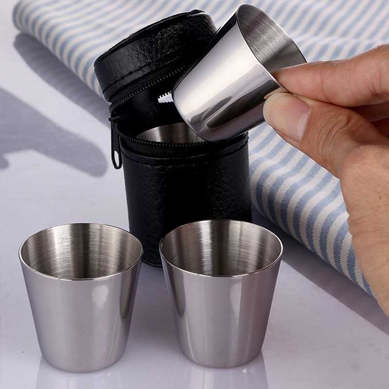 4/6Pcs Stainless Steel Cups Mi - đánh giá và giá Coffee Equipment Camping