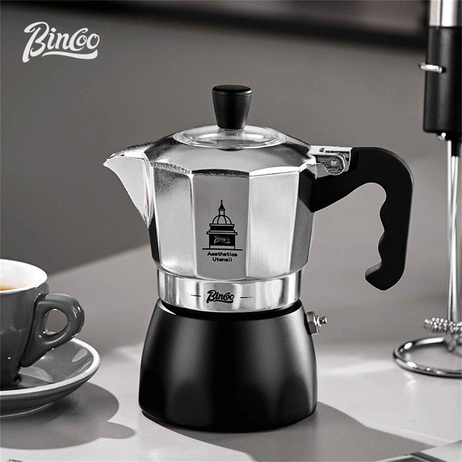 BINCOO Double Valve Moka Pot，E - đánh giá và giá Hero Coffee Equipment