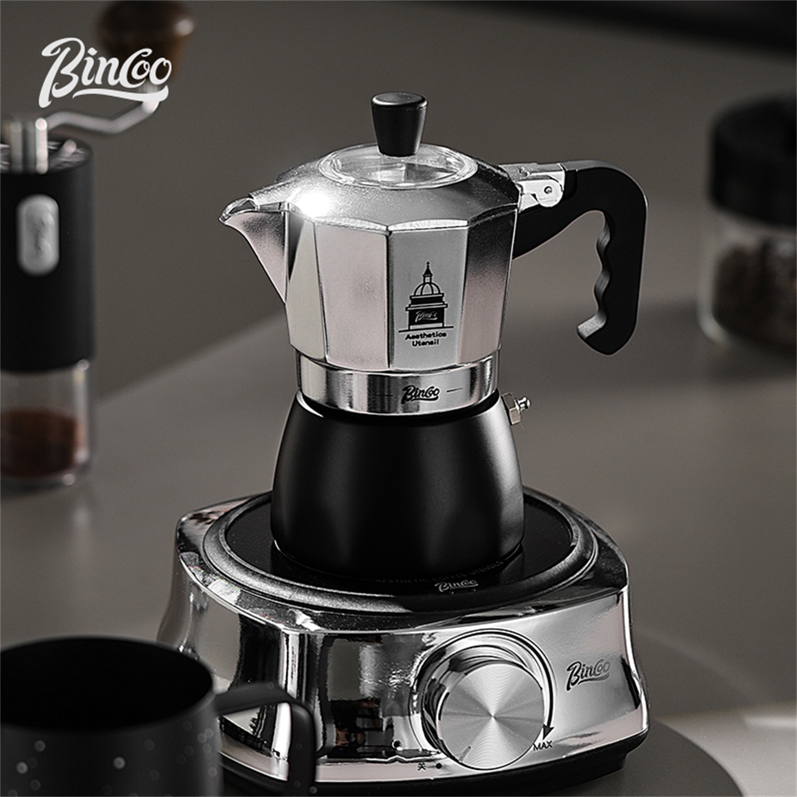 BINCOO Double Valve Moka Pot，E - đánh giá và giá Hero Coffee Equipment