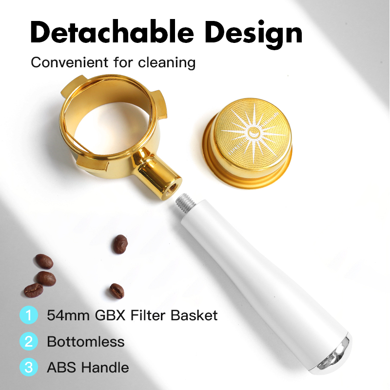 AliKisscafe 54mm Coffee Bottom - đánh giá và giá Naked Portafilter Bottomless