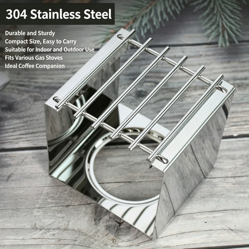 Stainless Steel Square Coffee  - đánh giá và giá Coffee Equipment Camping