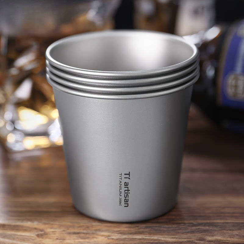 200ml Titanium Single-layer Ou - đánh giá và giá Coffee Equipment Camping