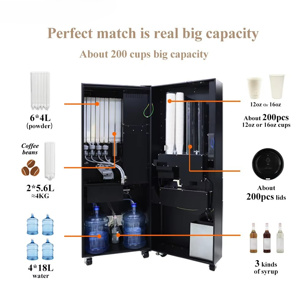 Coin Operated Commercial Coffe - đánh giá và giá Coffee Equipment Dropshipping