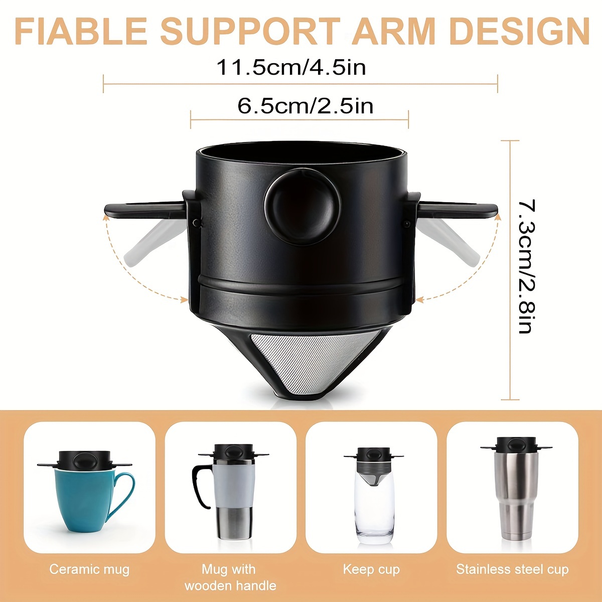 Coffee Filter Cup Portable Reu - đánh giá và giá Coffee Equipment Camping