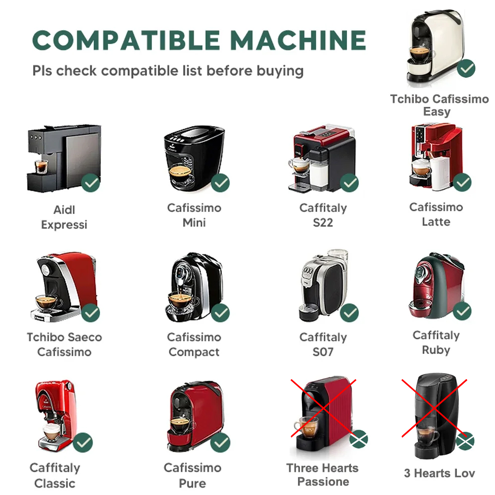 For 3 Hearts Tchibo Cafissimo  - đánh giá và giá Hero Coffee Equipment